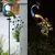 LUZES DE DECORAÇÃO DE PAVÃO, CAUDA DO PAVÃO EM LUZES, LIGA E DESLIGA AUTOMÁTICO, LUZES DE METAL PARA JARDINS - comprar online