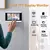 SISTEMA DE INTERCOMUNICAÇÃO DE VÍDEO WIFI SEM FIO, CAMPAINHA INTELIGENTE PARA CASAS OU COMÉRCIOS, TELA SENSÍVEL AO TOQUE COM CARTÃO DE MEMÓRIA 32G, ÁUDIO BIDIRECIONAL, DESBLOQUEIO DO APLICATIVO TUYA 1080P Sistema de intercomunicação de vídeo WiFi sem fio, campainha inteligente para - Shoopday