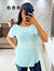 Blusa de tule: Verde água - comprar online