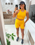 Short + Top: Amarelo - Emy.