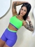 Conjunto Fit Bicolor: Roxo + Verde - comprar online