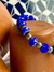Pulseira Murano Azul Brilhante - Brasilerê, acessórios únicos e autênticos, garimpados pelo mundo. Descubra a sua peça perfeita e exale estilo.