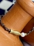 Pulseira Peixe Hematita e Pérola Keshi