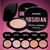 Ruby Rose Obsidian Powder Compact - Geralshop