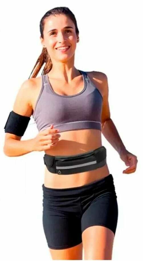 Riñonera Running Neoprene Impermeable porta botella