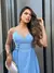 Vestido longo corset lateral - comprar online