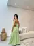 Vestido longo botões forrados - comprar online