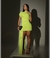 Vestido drapeado lateral longa