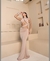Vestido longo transpassado