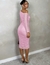 Vestido longo tule forrado - comprar online