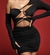 Vestido curto recortes