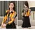Imagem do Blusas de chiffon leopardo para mulheres, camisas de manga compridas para senhor