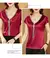 Blusa casual solta de cetim feminina, camisa de manga curta, moda sólida, borla na internet