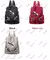 Mochila Bordada Simples para Mulheres, Mochila de Ombro Oxford Impermeável Moch