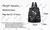 Mochila Bordada Simples para Mulheres, Mochila de Ombro Oxford Impermeável Moch - comprar online