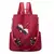 Mochila Bordada Simples para Mulheres, Mochila de Ombro Oxford Impermeável Moch na internet