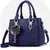 Bolsa de ombro de couro PU vintage para mulheres, bolsas com alça superior, bol