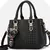 Bolsa de ombro de couro PU vintage para mulheres, bolsas com alça superior, bol - loja online