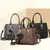 Bolsa de ombro de couro PU vintage para mulheres, bolsas com alça superior, bol - loja online