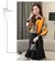 Imagem do Blusas de chiffon leopardo para mulheres, camisas de manga compridas para senhor