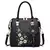Bolsa de ombro bordada vintage para mulheres, bolsas de alça superior, bolsa me na internet
