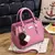 Imagem do Bolsa feminina crossbody de couro pu, bolsa de ombro de alta qualidade alça sup