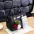 Bolsa feminina crossbody de couro pu, bolsa de ombro de alta qualidade alça sup - loja online