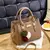 Bolsa feminina crossbody de couro pu, bolsa de ombro de alta qualidade alça sup na internet