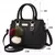 Bolsa feminina crossbody de couro pu, bolsa de ombro de alta qualidade alça sup