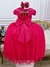 Vestido Infantil Pink Com Busto Nervura e Pérolas Damas (4554PK) - comprar online