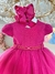 Vestido Infantil Pink Busto Com Pérolas Batizados (2508PK) na internet