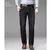 Calça jeans espessa e elástico masculina, tecnologia lavada, calça durável,