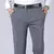 Calça de terno casual para negócios masculino, calça comprida de manga reta m - loja online