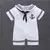 Recém-nascido Bebê Menino Roupas, Playsuit, Marinheiro, Marinha Romper, Manga - loja online
