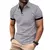 Camisa polo de manga curta masculina, camiseta estampada, lapela, passeio, grand na internet