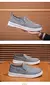Novos sapatos de lona masculinos na moda versátil apartamentos confortáveis sa - Irislandia Variedades