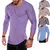 Suéter masculino de malha com base fina e bainha curvada, gola redonda, ajuste - comprar online