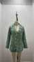 Casaco xadrez de gola slim fit feminino, cardigan, moda, outono, inverno, 2023 - comprar online