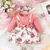 Vestido de princesa floral manga longa para crianças, vestido formal para menin na internet