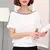 Blusa de manga curta solta para mulheres, tops casuais, camisas brancas, roupas - comprar online