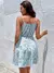 Europeu e Americano Novo 2023 Verão Elegante Vestido Sem Mangas Pulôver Imprim - comprar online