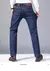 Novos homens clássicos jeans jean homme pantalones hombre mannen macio preto bi