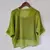 Imagem do Camisa leopardo chiffon para as mulheres, blusa casual, roupas sexy listrada, me