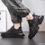 Nova primavera sapatos masculinos na moda versátil tênis casual confortável p - loja online