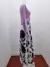 2023 estilo europeu e americano floral impressão cor combinando vestido de mang na internet