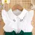 Vestido bordado com babados para crianças, Vestido sem mangas para menina, Vest na internet