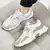 Verão tênis sapatos masculinos na moda retrô calçado de caminhada casual tê - comprar online