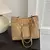Imagem do Bolsa tote de veludo da moda, bolsa de ombro de cor sólida, bolsa casual femini