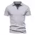 Camisa Henley slim fit masculina, camiseta de algodão, manga curta, jogger casu na internet
