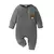 Urso dos desenhos animados Tiny Button Onesies para o bebê recém-nascido, maca na internet